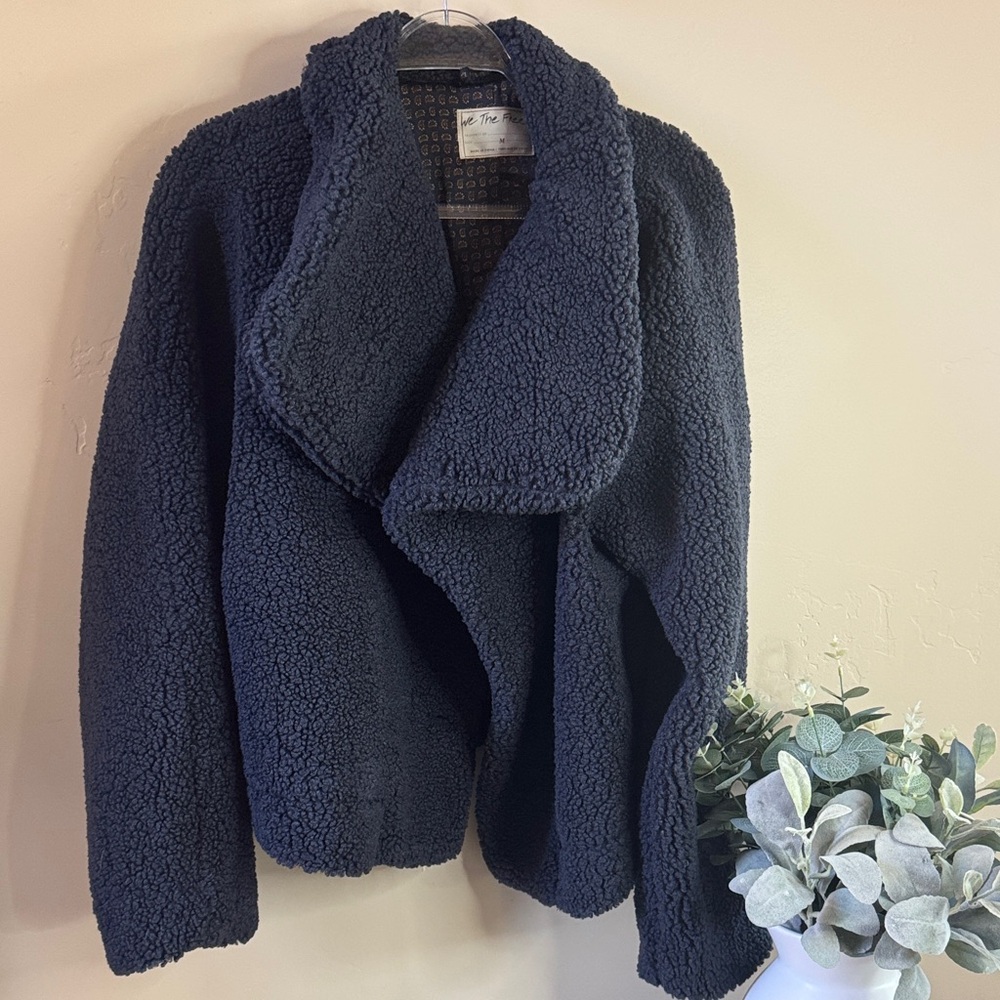We The Free Midnight Blue Teddy Jacket